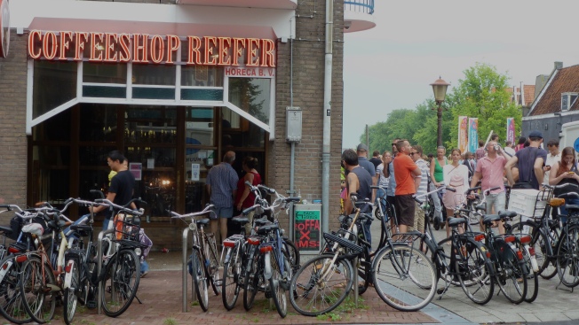 One of Amsterdam's notorious coffee shops