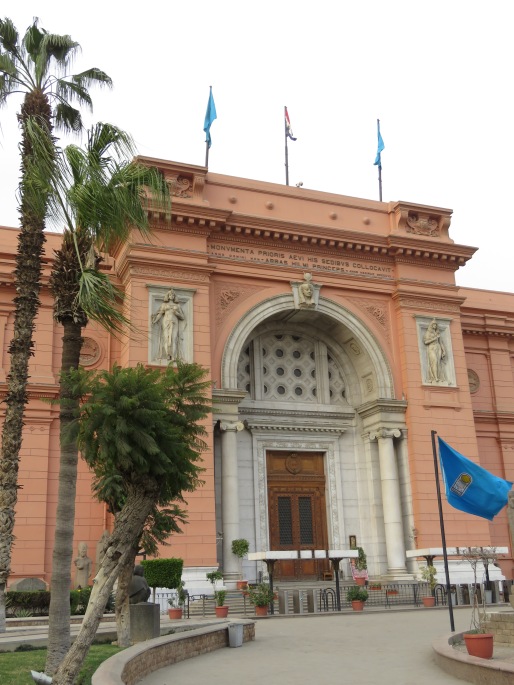 The Museum of Cairo, home to King Tut's golden mask
