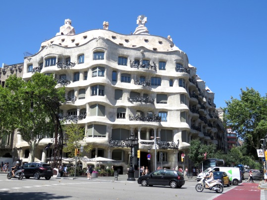 Casa Milà, built 1906-1910 by Antoni Gaudi