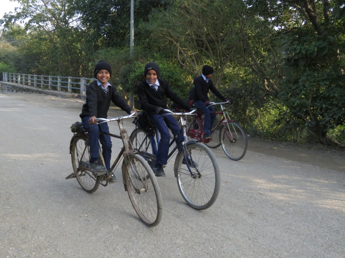 Biker Boys - Lumbini, Nepal - December 2014