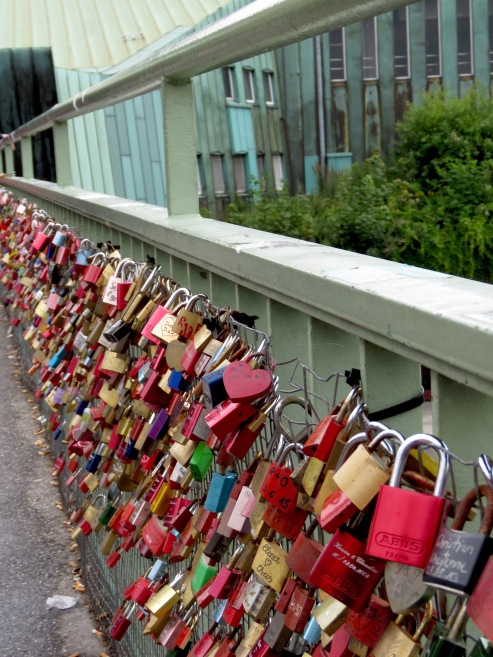 Lock Bridge, Hamburg Germany - July 2015
