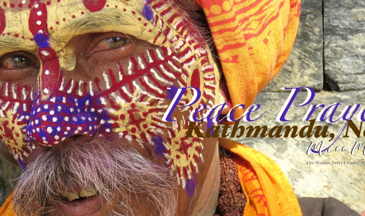 Peace Prayers - Kathmandu Nepal - by Anika Mikkelson - Miss Maps - www.MissMaps.com