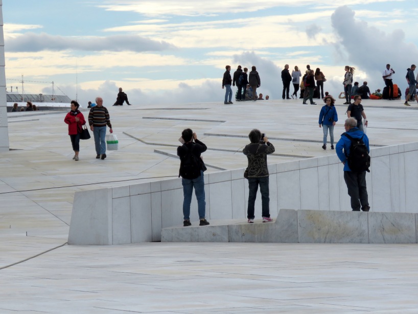 White Expanses on the Roof of the Oslo Opera House. Read More at www.beautifulfillment.com