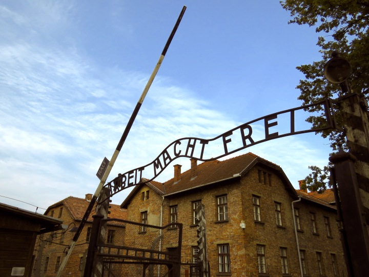 Arbeit Macht Frei Auschwitz Sign - Read more at www.beautifulfillment.com
