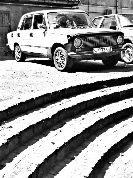 Classic Car 3 Lviv Ukraine by Anika Mikkelson - www.MissMaps.com