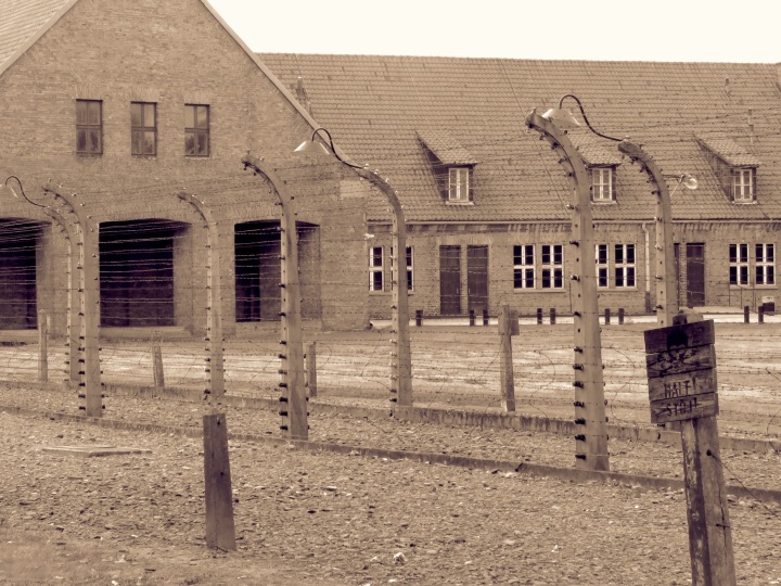 Halt Stop Sign Auschwitz - Read more at www.beautifulfillment.com