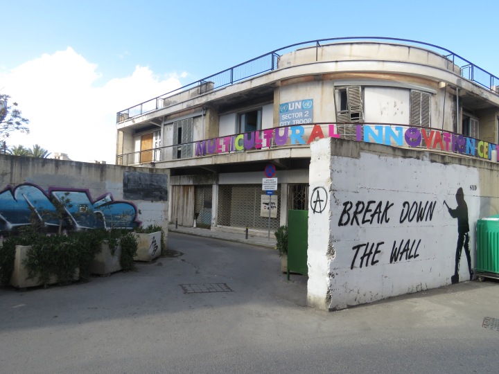 Break down the wall in Nicosia Cyprus - by Anika Mikkelson - Miss Maps - www.MissMaps.com