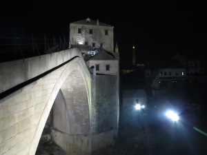 Mostar's Stari Most at Night - Mostar, Bosnia and Herzegovina - by Anika Mikkelson - Miss Maps - www.MissMaps.com
