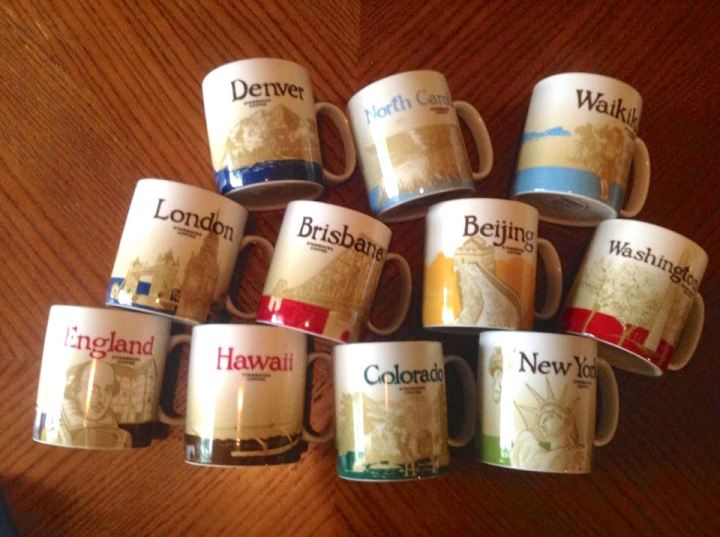 Starbucks Mugs - Another Friend's Collection