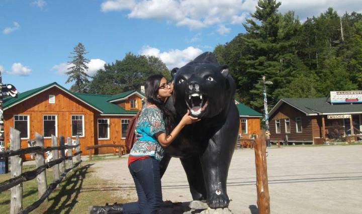 At a roadside stop in northern Ontario, Canada - by Samita Sarkar - Miss Maps Featured Female Traveler