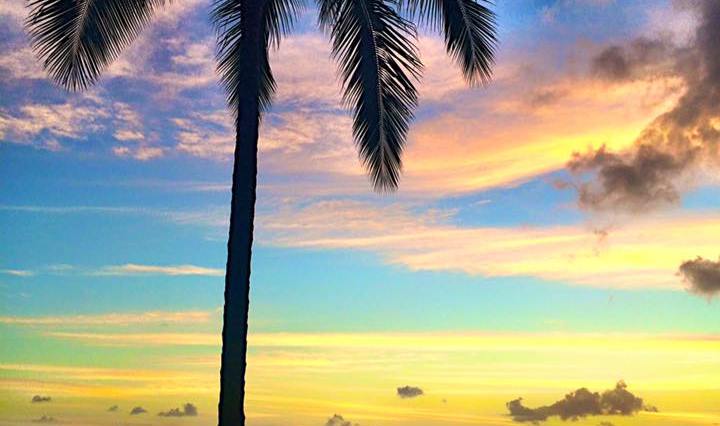 Sunset taken on Waikiki Beach, Oahu- by Nicole Sunderland - MissMaps.com Featured Female Traveler