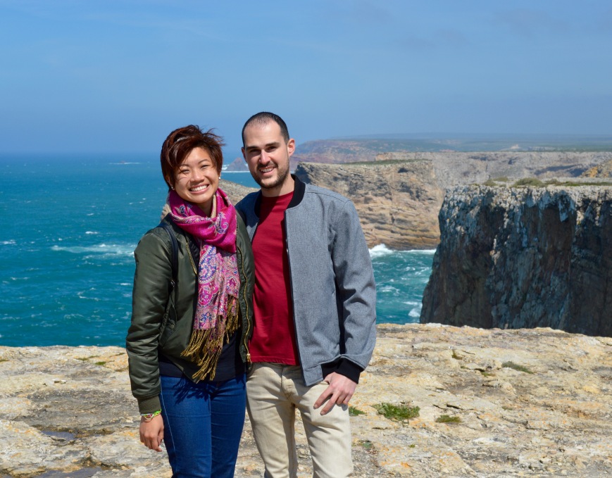 Cassandra and her boyfriend (Mario) in Algarve, Portugal - MissMaps.com Featured Female Traveler