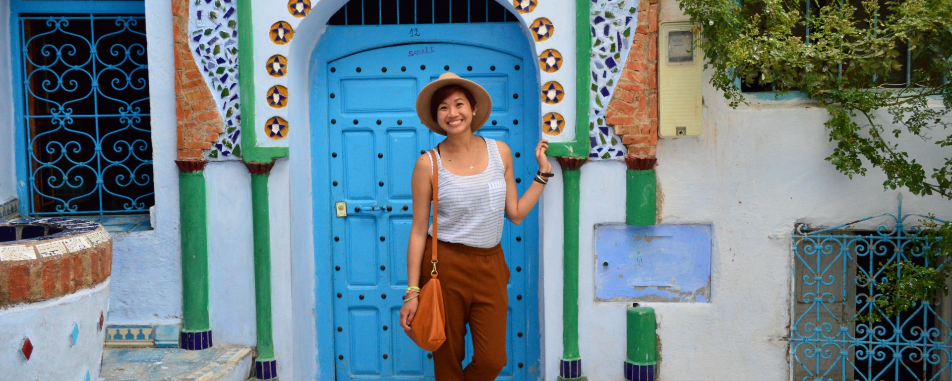 Cassandra in Chefchaouen, Morocco - MissMaps.com Featured Female Traveler